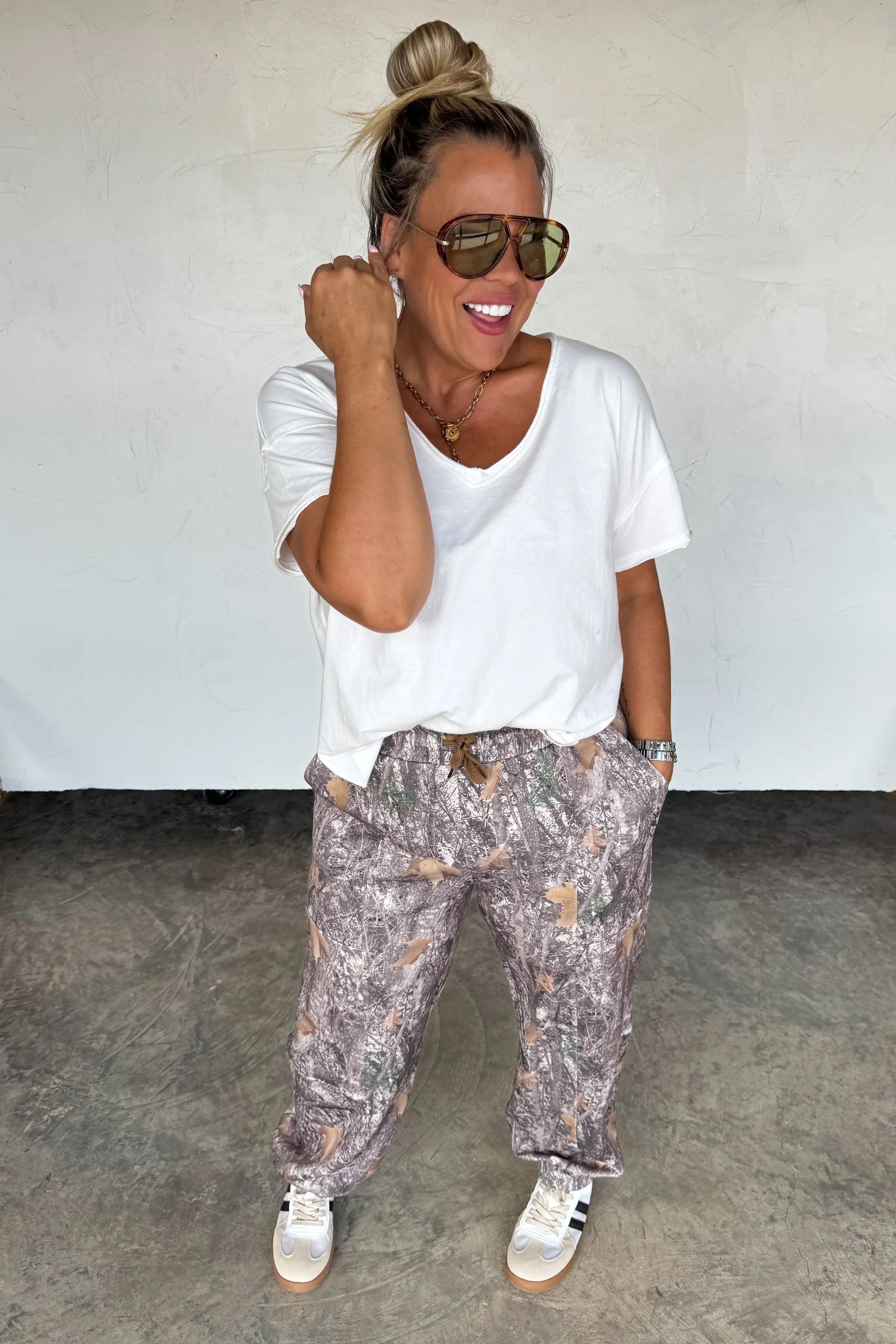 PREORDER: Blakeley Hideaway Camo Joggers Womens