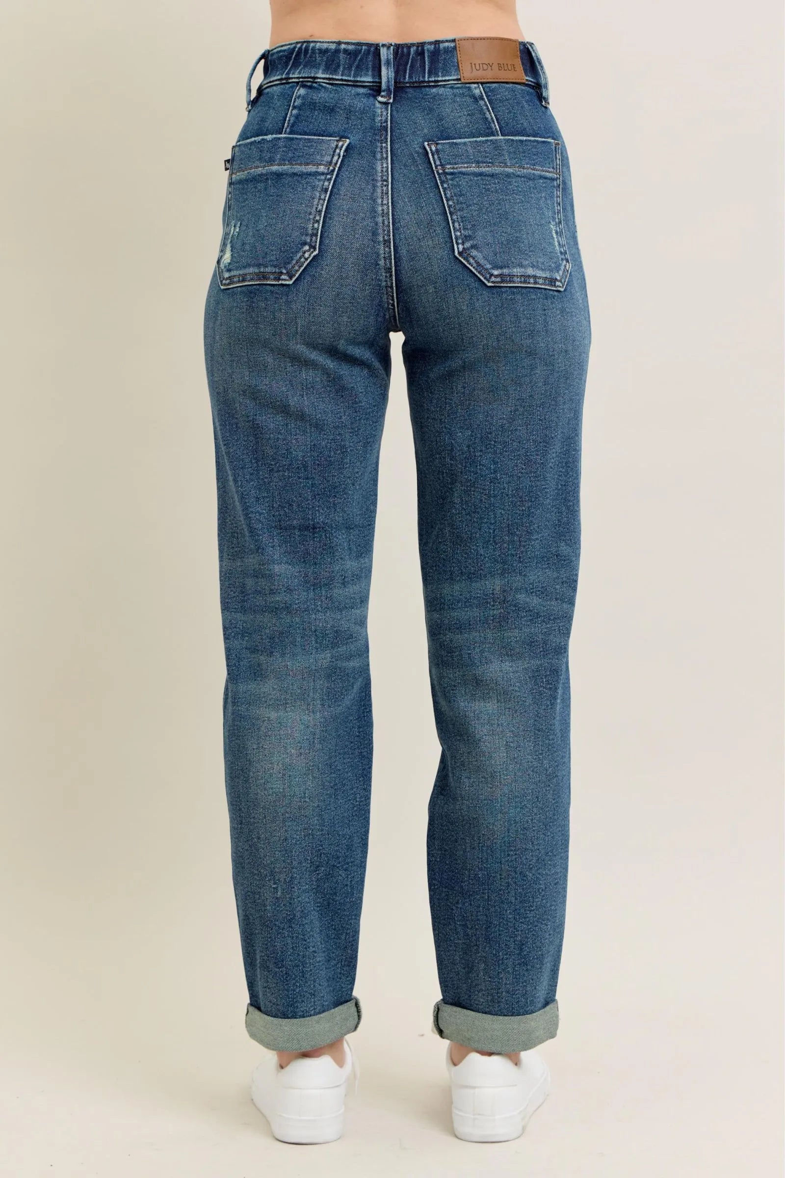 Judy Blue High Waisted Vintage Wash Joggers w/ Drawstring