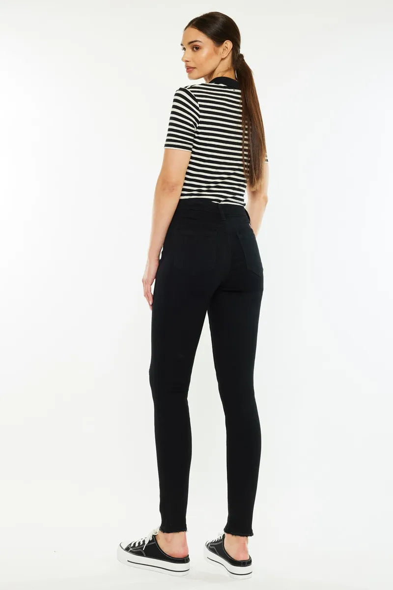 Kancan Distressed High Rise Super Skinny Jeans