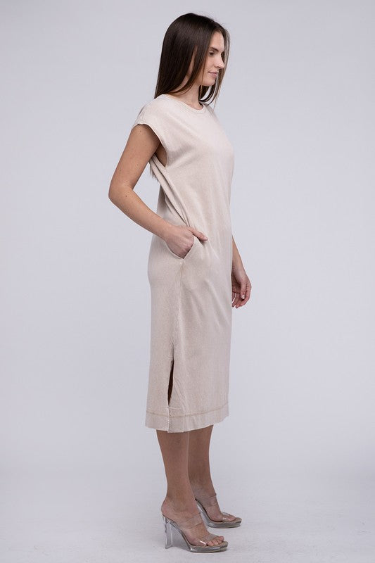 Hyfve Casual Comfy Sleeveless Midi Dress HYFVE