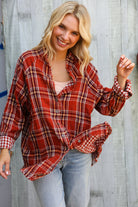 First Love So Country Cute Autumn Flannel Top