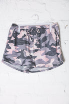 Haptics Pink/Black Camo French Terry Pocket Shorts