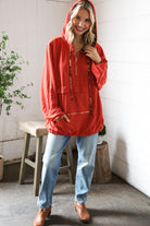 And The Why Plus Size Bold Moves Leopard Zip Pocketed Pullover