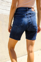 Judy Blue Dark Wash High Rise Tummy Control Shorts