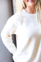 And The Why Mellow Musings Taupe Embroidered Sweater 2X 3X
