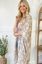 Savanna Jane Golden Meadow Boho Embroidered Kimono