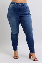 Judy Blue Washed Thermal Skinny Jeans