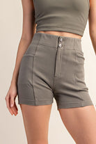 Rae Mode Cotton Stretch Twill Short Pant Dusty Olive Rae Mode