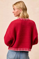 BiB Redi Christmas Theme Sequin Lattering Sweater