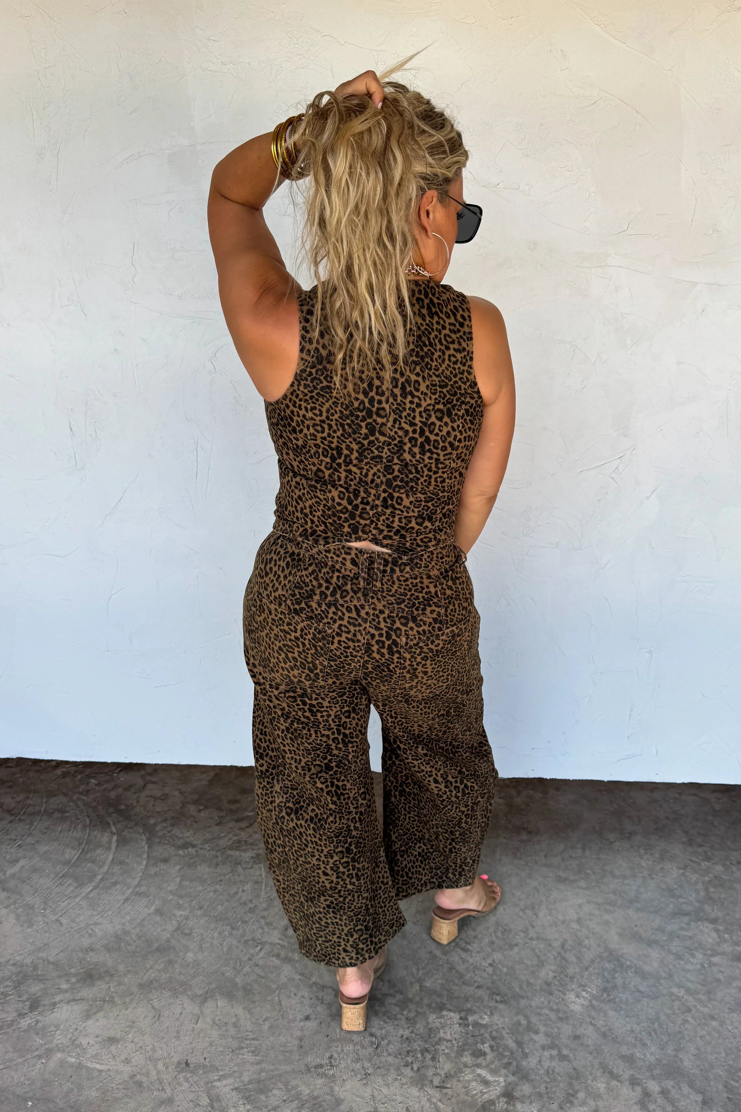PREORDER: Blakeley Wild West Cheetah Vest Womens