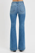 RISEN Front Patch Pocket Flare Jeans