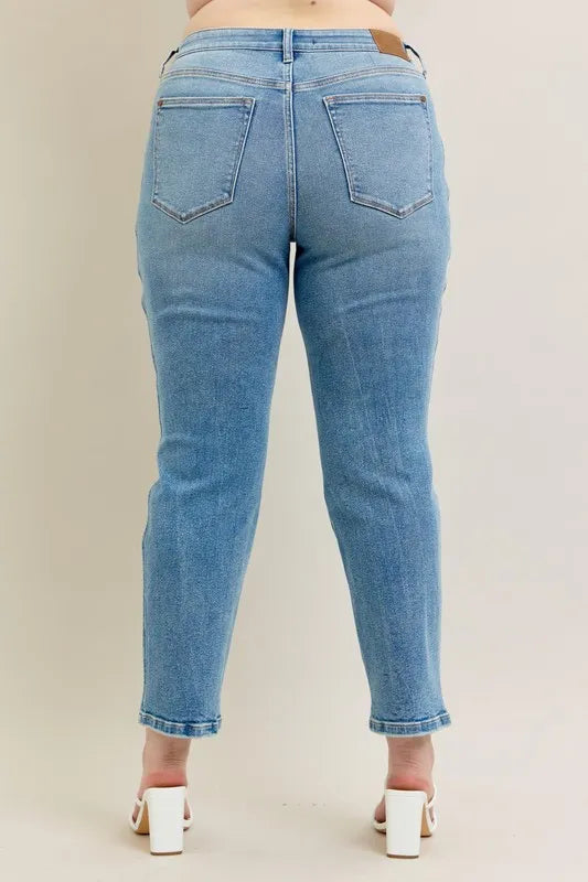 Judy Blue High Waisted Vintage Straight Jeans