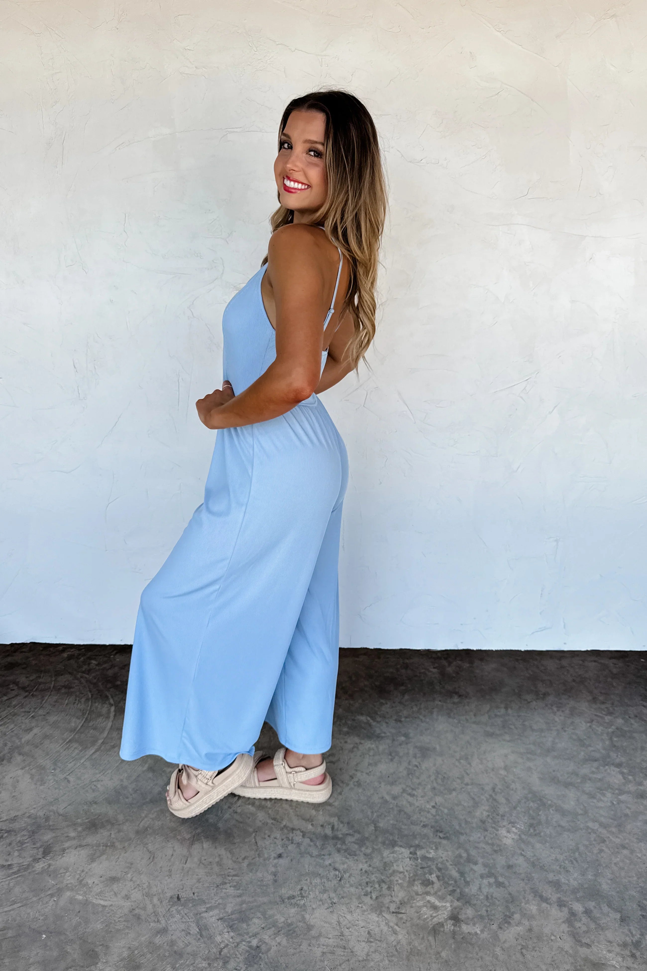 PREORDER: Cooper Ribbed Romper Womens