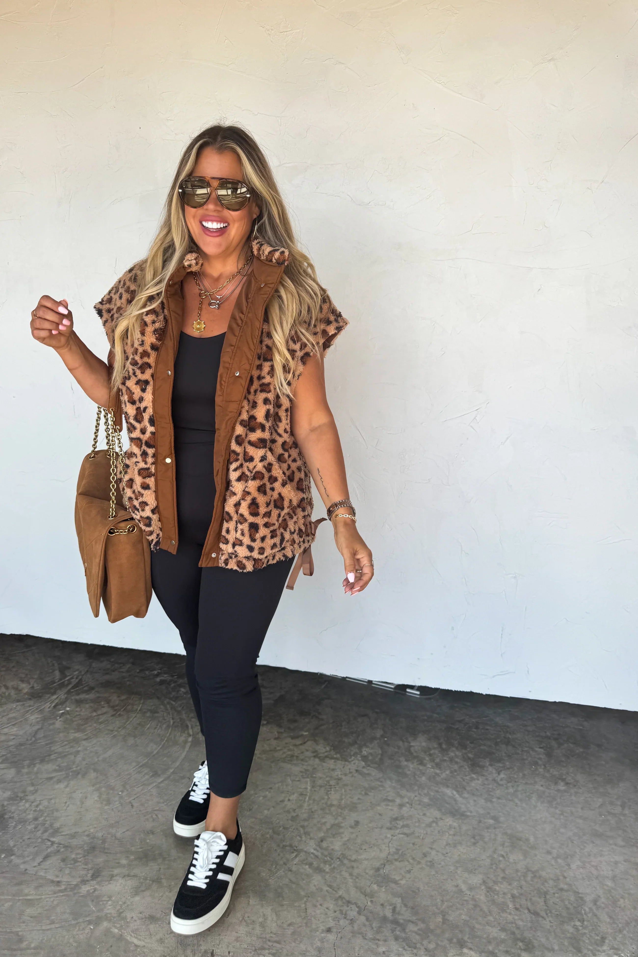 PREORDER: Blakeley Linden Sherpa Vest Jacket Womens