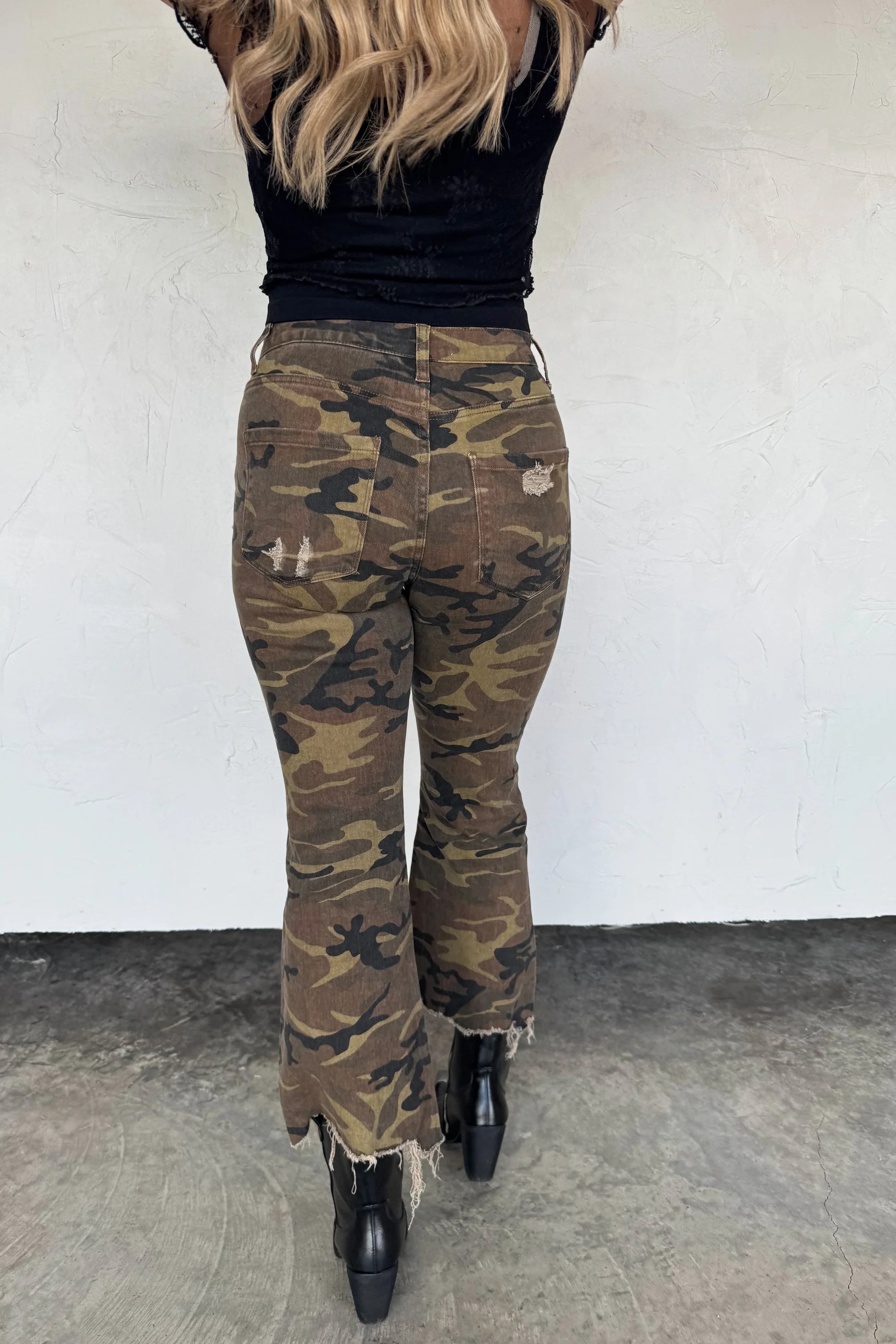 PREORDER- Blakeley URBAN CAMO DISTRESSED JEAN