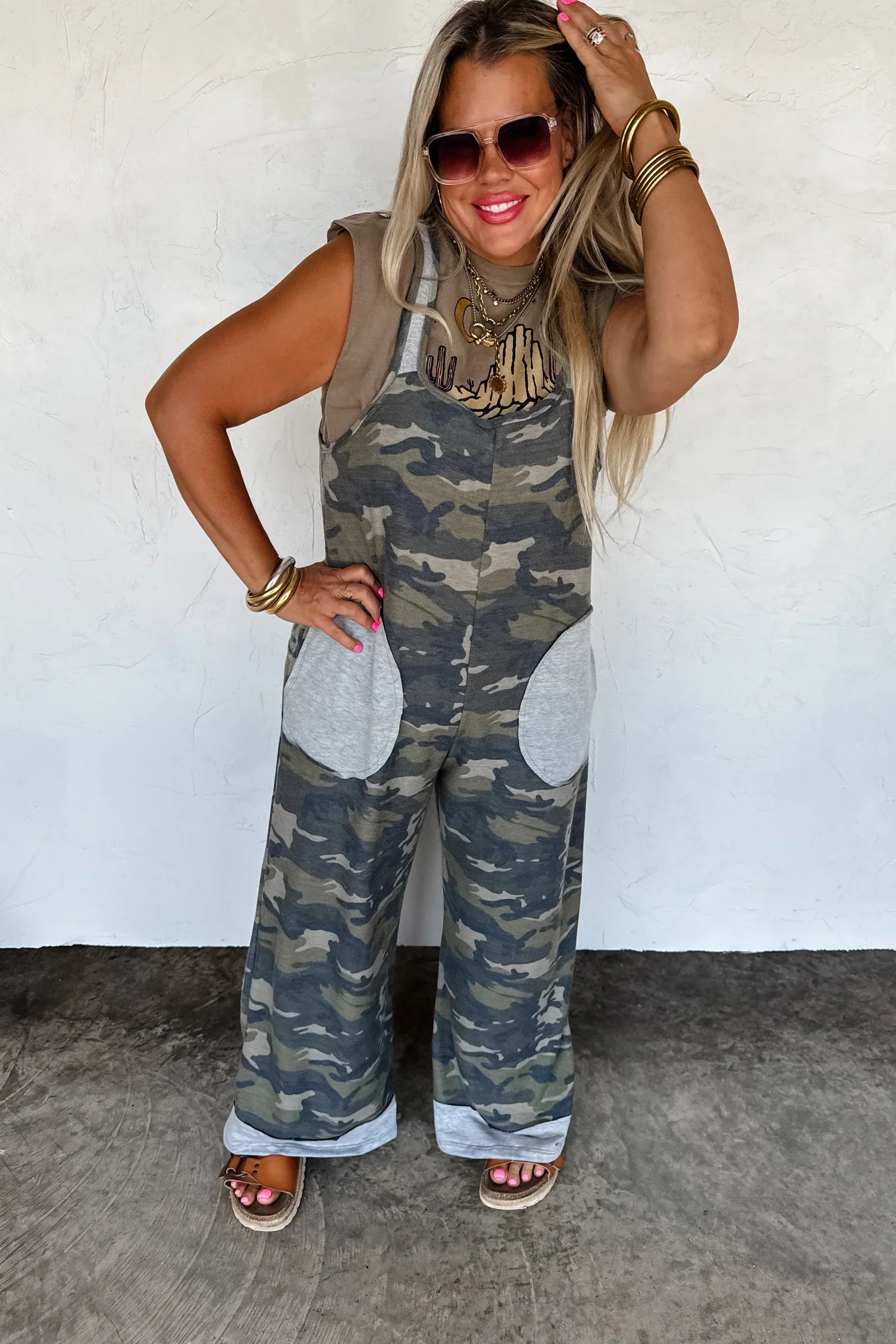 PREORDER: BLAKELEY Ricki Camo Romper Womens