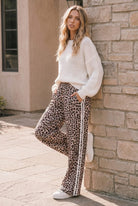 Kori Wild Side Leopard Print Wide Leg Pants