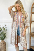 Savanna Jane Golden Meadow Boho Embroidered Kimono