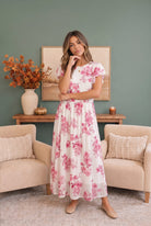 Haptics Daytime Romance Floral Midi Dress