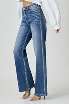 RISEN High Waist Jeans with Pockets