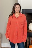 Blumin Simply Captivating Button Down - Orange