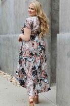 Heimish Give Me Roses Floral Maxi Wrap Dress