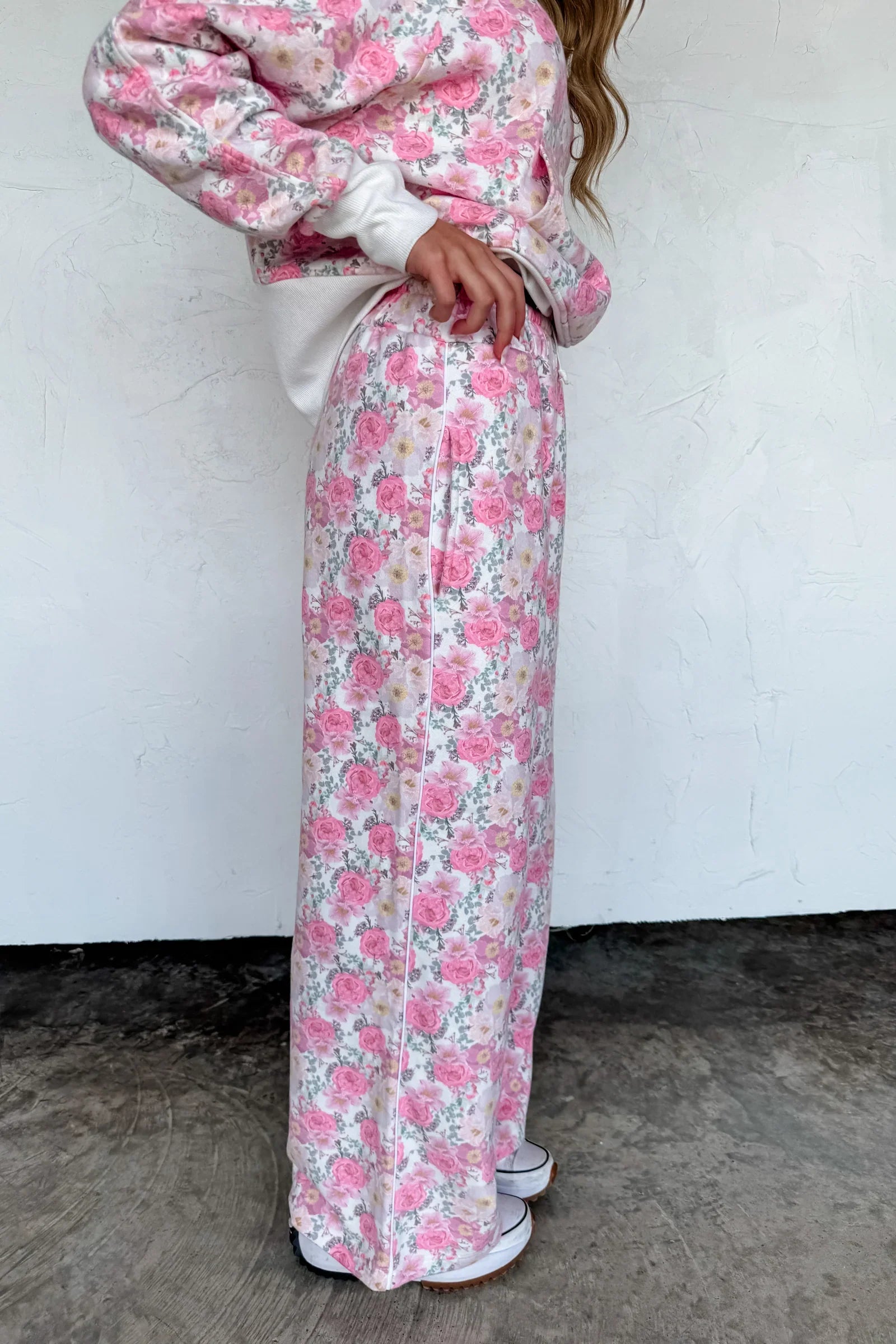 PREORDER: Blakeley Floral & Cheetah Drift Away Joggers Womens