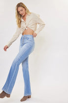 Kancan Curvy High Rise Flare Jeans
