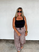 PREORDER- Blakeley COCO CHEETAH JOGGER PANTS