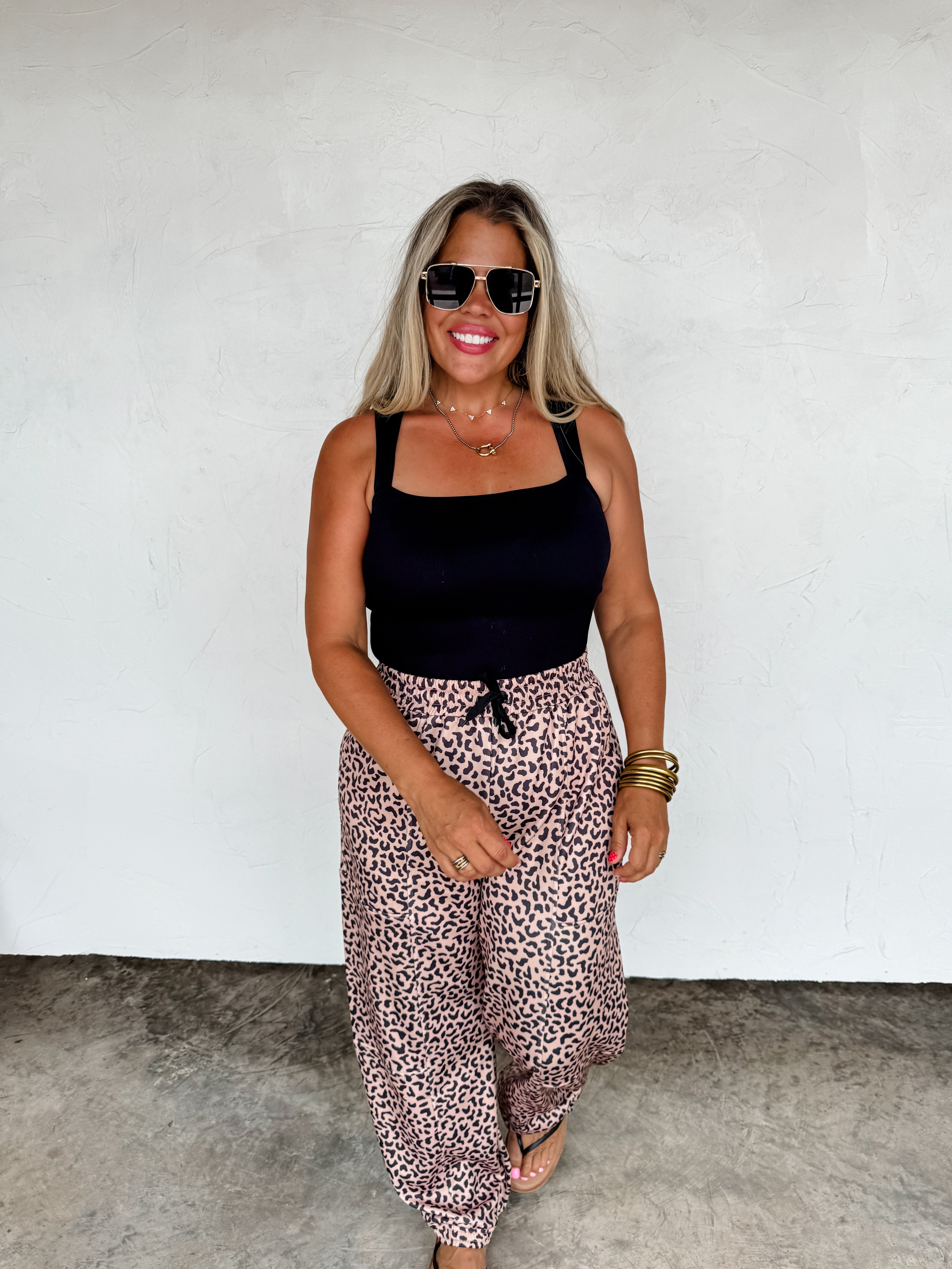 PREORDER- Blakeley COCO CHEETAH JOGGER PANTS