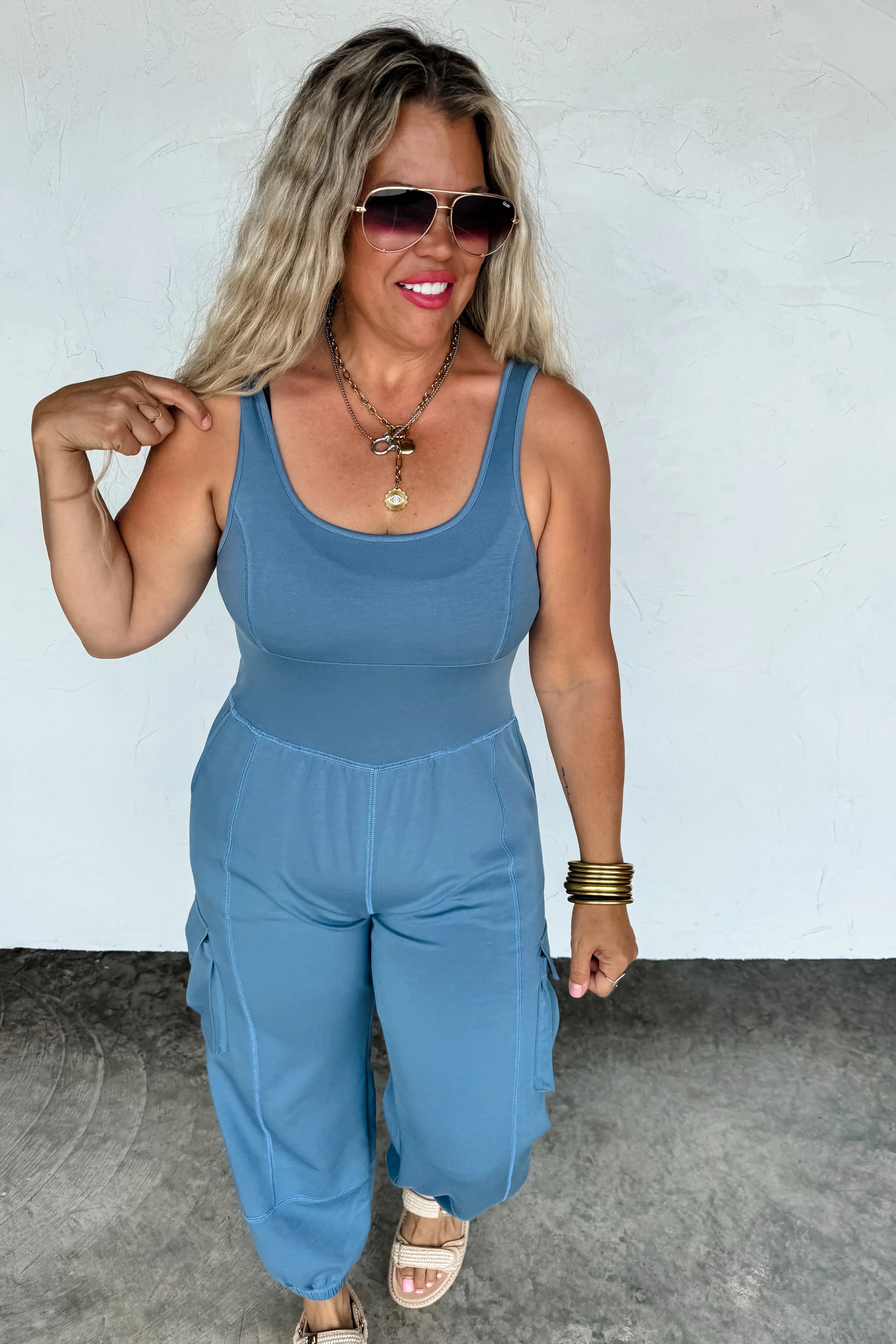 PREORDER: BLAKELEY All Set Tank Romper Womens