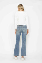 Judy Blue Multi Inseam Tummy Control Back Embroidered Pocketed Bootcut Jeans