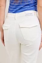Judy Blue White High Waist Jeans with Patch Pockets