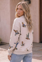 Kori Taking Flight Mallard Duck Print Sweatshirt