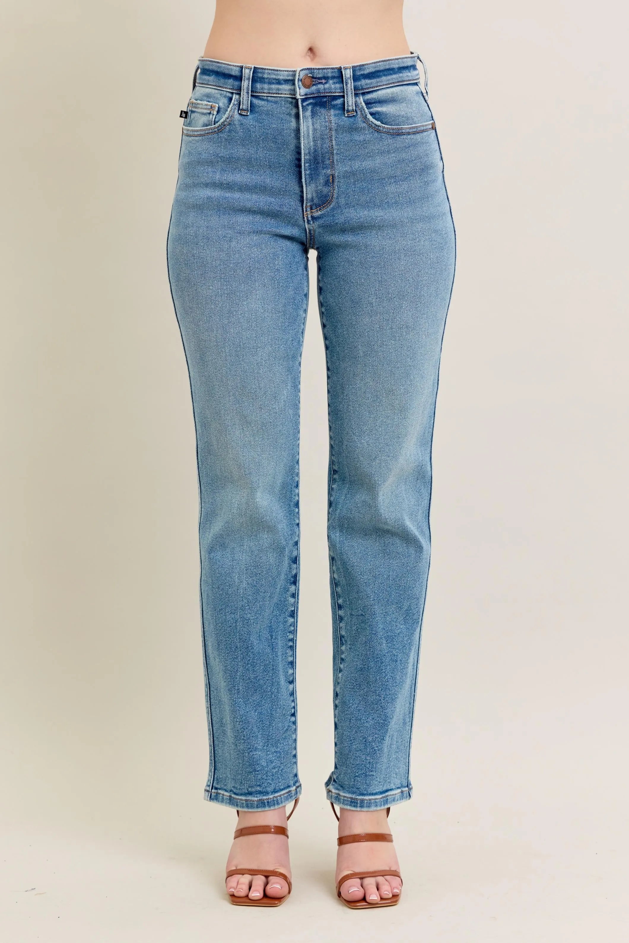 Judy Blue High Waisted Vintage Straight Jeans