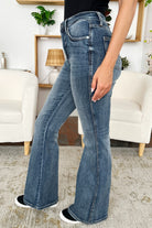 Judy Blue Sally High Waist Tummy Control Flare Jeans Trendsi