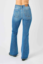 Judy Blue Medium Washed High Waisted Classic Flare Jeans