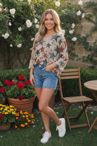 Haptics Star Spangled Crochet Sweater