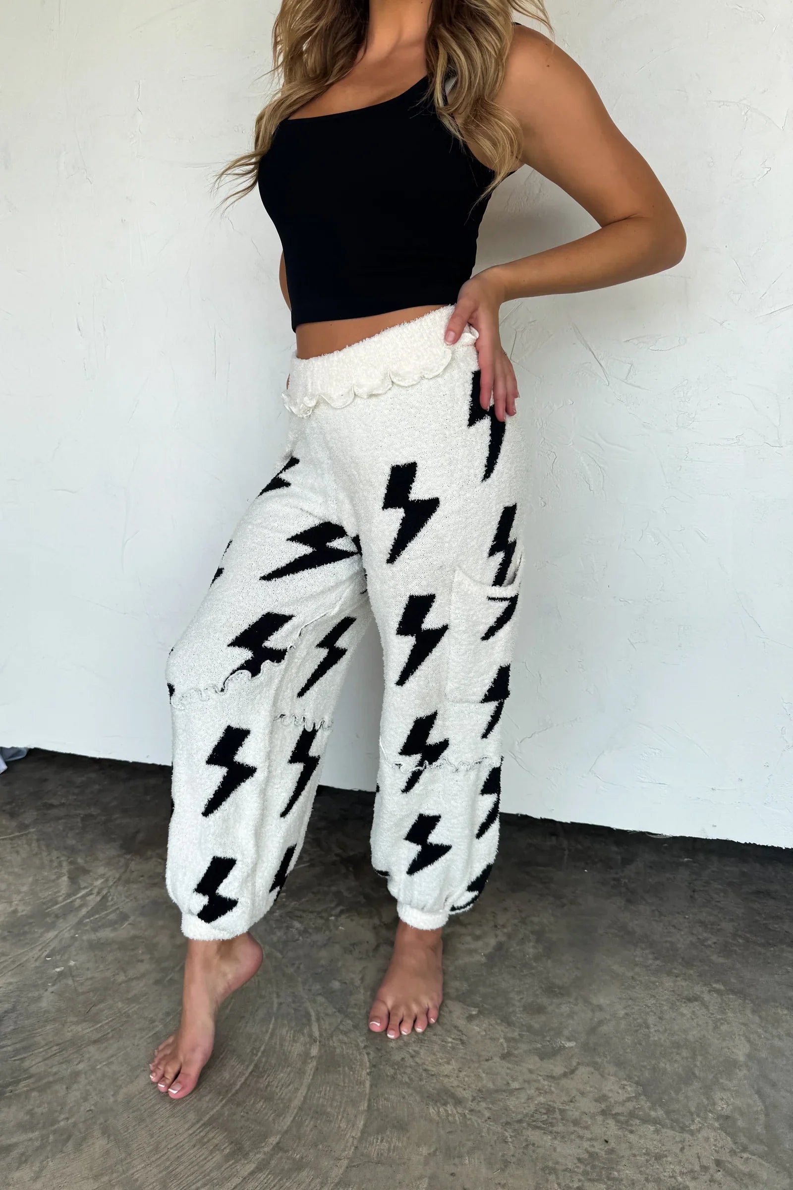 PREORDER: Blakeley Lightning & Cheetah Cloud Lounge Pants Womens