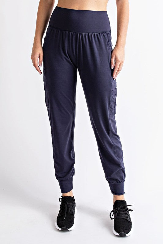 Rae Mode Butter Jogger With Side Pockets Navy Rae Mode
