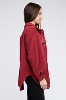 BiBI Fleece Buttoned Down Oversized Jacket BiBi