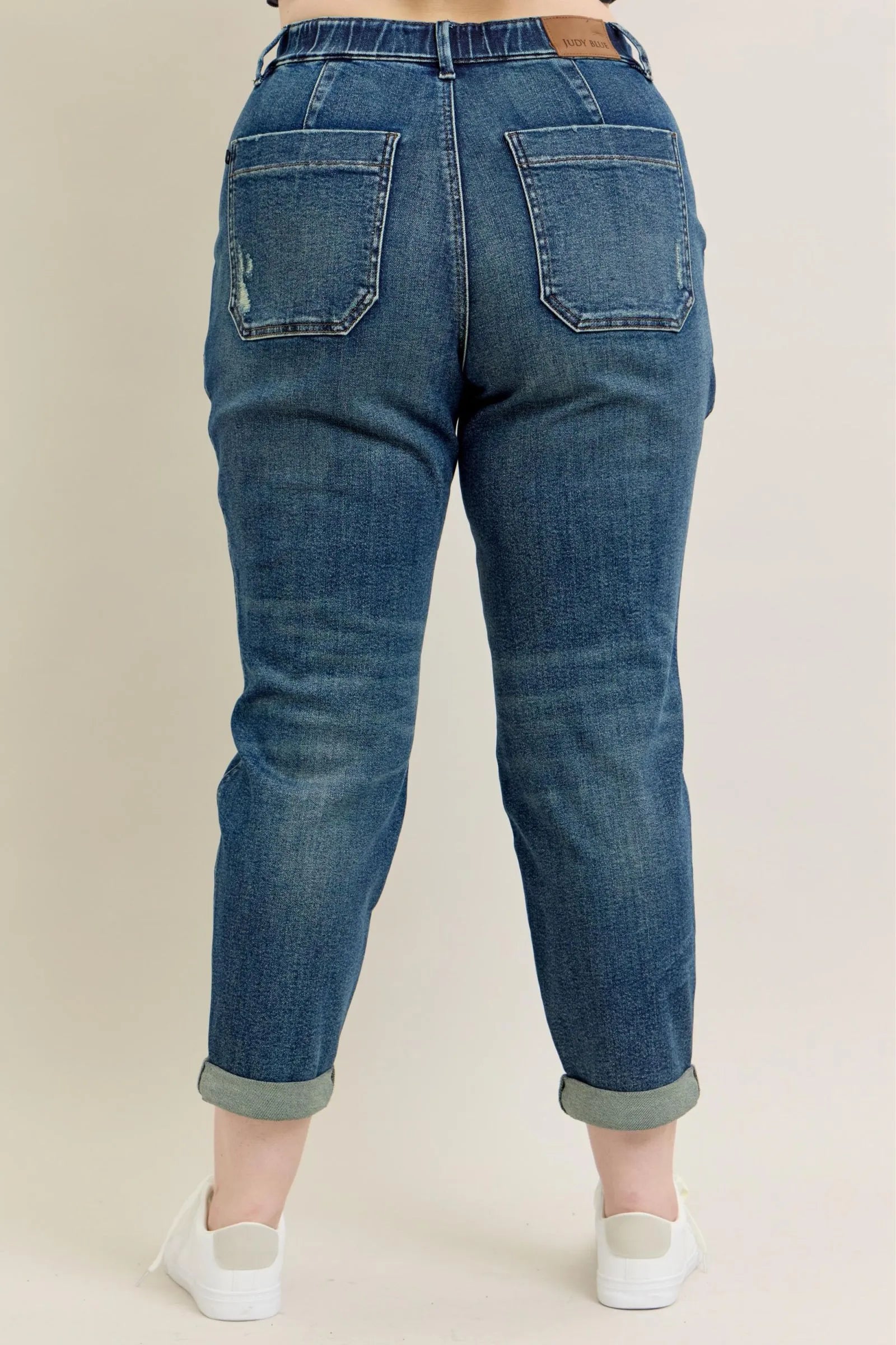 Judy Blue High Waisted Vintage Wash Joggers w/ Drawstring