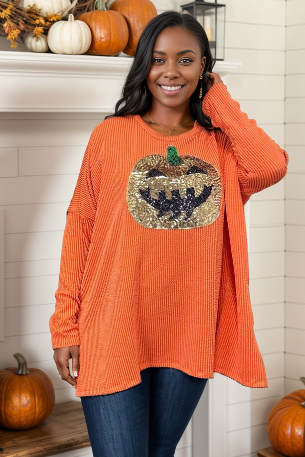 Heimish Pumpkin Queen Long Sleeve BoutiqueSimplified