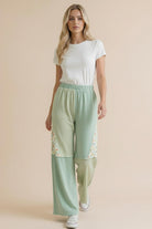 Haptics French Terry Color Block Pants with Pockets