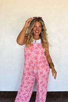 PREORDER: Blakeley Cassidy Floral Boho Overalls Womens