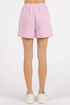 Mittoshop Lilac Pink French Terry Crew Neck Top and Shorts Set