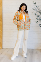 Haptics Love It Don't Leave It Floral Fleece Jacket