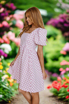 Mittoshop The Moment Checkered Babydoll Dress Bogo Free