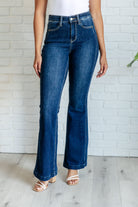 Judy Blue Mavis High Rise Side Seam Detail Flare Jeans Ave Shops