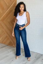 Judy Blue Mavis High Rise Side Seam Detail Flare Jeans Ave Shops